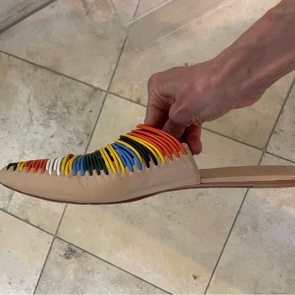 Tory Burch Siena multi- color mule sandals - Picture 9 of 10